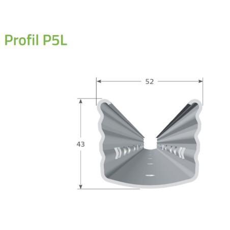 Dr. Reisacher P5L soroszlop SG 2,5m raktárról mennyiségi kedvezménnyel