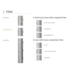 Dr. Reisacher P5L soroszlop SG 2,5m raktárról mennyiségi kedvezménnyel