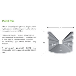 Dr. Reisacher P5L soroszlop SG 2,5m raktárról mennyiségi kedvezménnyel