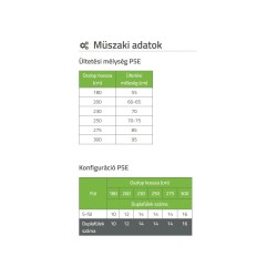 Dr. Reisacher P5E2 végoszlop SG 2,2m raktárról mennyiségi kedvezménnyel