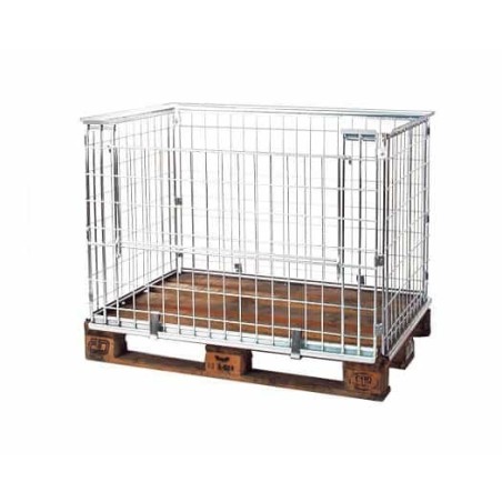 G8 Gitterbox – Strapabíró ipari tároló | Raklapmegoldások raktáraknak