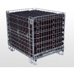 BDX Gitterbox – Összecsukható ipari tároló | Hatékony raktári helykihasználás