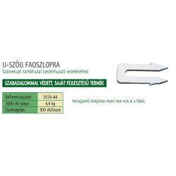 Fenox U-szög faoszlophoz 500db/cs raktárról országos szállítással