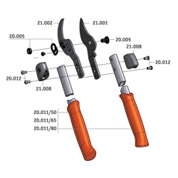 Löwe ágvágó mellévágós 80 cm 21.080 ratárról szállítással
