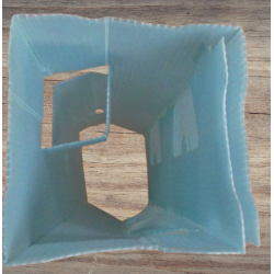 Törzsvédő, növekedési hasáb, négyszög Kartonplast 40cm