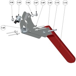 Beli kötözőgép gumiütköző kis bakhoz S 02