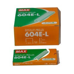 Kötözőgép kapocs MAX 604E-L 4800 db/cs MAX Tapener HT-R1 kötözőgéphez 2db